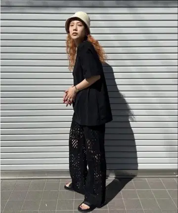 투데이풀 크로셰 레이스 팬츠