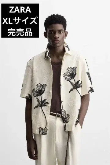 ZARA 자라 대비 자수 셔츠 XL 사이즈 완판템