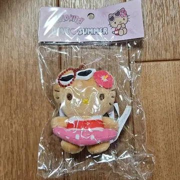 한국 한정판 oliveyoung 키티 봉제 인형 키링