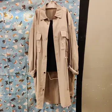 자라 ZARA 얇은 소재 코트