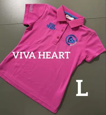 VIVA HEART 골프 폴로 셔츠 40 사이즈 (L) 여성용