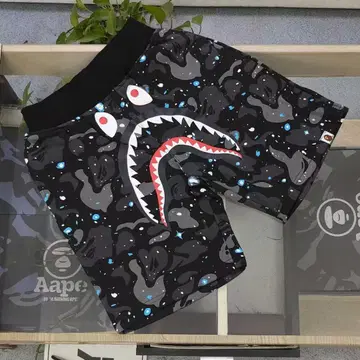 AAPE 카모플라주 패턴 숏 팬츠