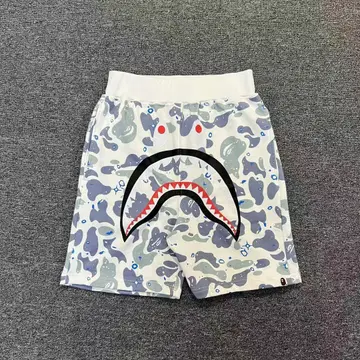 AAPE 카모플라주 패턴 샤크 디자인 숏 팬츠