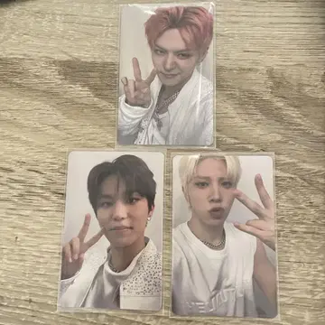 treasure popup 트레이딩 카드 3장 세트 요시 정우 정환