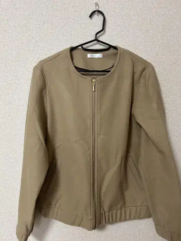 DRESS 베이지 집업 자켓 M 사이즈
