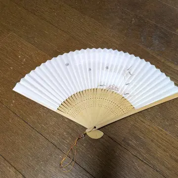 미야코센 미야와키 매점 화이트 베이스 하운드투스 체크 부채 케이스 포함