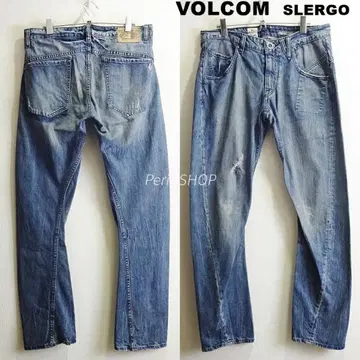 볼콤 Slergo Jean [L] 입체 재단 테이퍼드 데님 인청