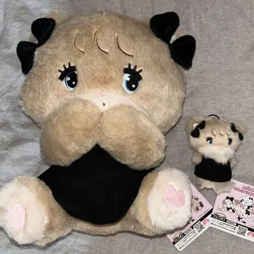 mikko characters BLACK RIBBON 봉제 인형 마스코트