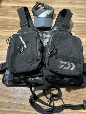 Daiwa 카모플라쥬 낚시용 조끼 DF-6406 & 선바이저