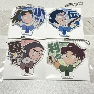 닌자 타마 란타로 데코 부채 키체인 리키치, 코마츠다, 소나몬, 덴조