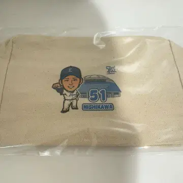 사이타마 세이부 라이온스 가챠 도쿄돔 스퀘어 파우치 니시카와 아이야