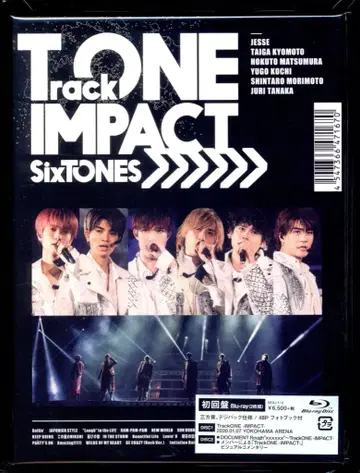 SixTONES Blu-ray 초회 한정판 TrackONE-IMPACT-