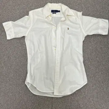 Ralph Lauren 반팔 폴로 셔츠 S 화이트