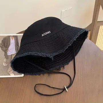 Jacquemus 블랙 버킷 햇
