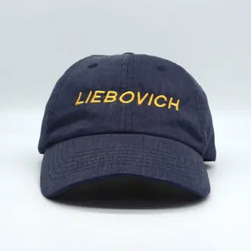 LIEBOVICH 금속 가공 서비스 기업 자수 캡 구제 의류 네이비
