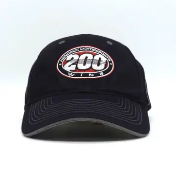 NASCAR 레이싱 HENDRICK 200 자수 캡 구제 의류 블랙