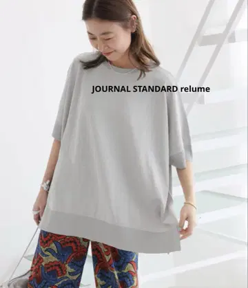JOURNAL STANDARD 크루넥 세탁 가능 반팔 무지 냉감