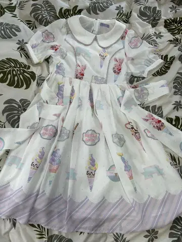 엑시즈팜 kawaii 아이스크림 원피스