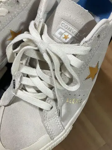 CONVERSE CONS ALEXIS 화이트/골드 스니커즈