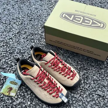 KEEN 아웃도어 스니커즈 베이지 23cm