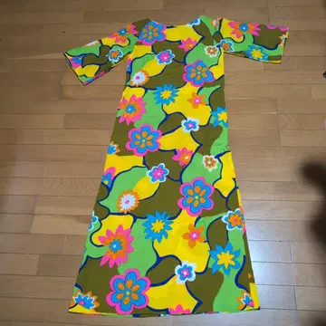 70s HAWAII 꽃무늬 원피스