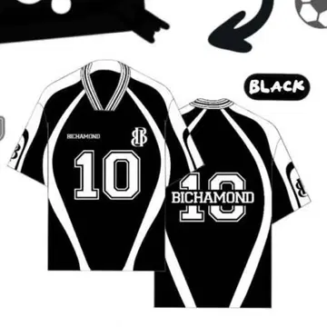 BICHAMOND 블랙 티셔츠 Boun