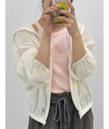 jumelle sheer blouson 시어 블루종 아이보리