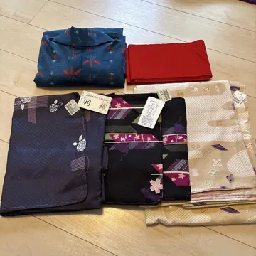 미사용 새상품, 택 포함, 기모노, 유카타, 오비, 겉옷