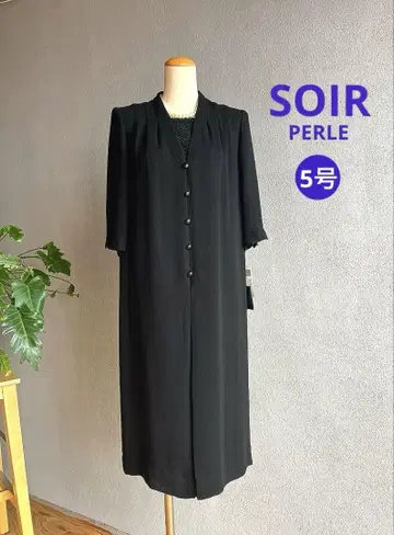 택 포함 새상품 SOIR 소와르 PERLE 블랙 포멀 5호