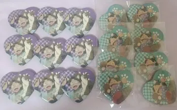 닌자 타마 란타로 난자 타운 하트형 캔뱃지 타케야 하치자emon 신베