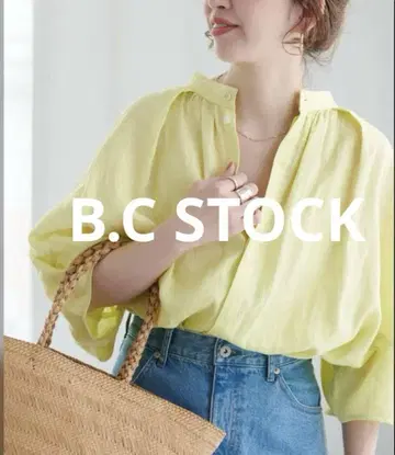 B.C STOCK 프렌치 린넨 2way 블라우스