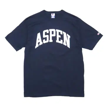 데드? 90년대 빈티지 챔피온 ASPEN 티셔츠 USA제 네이비