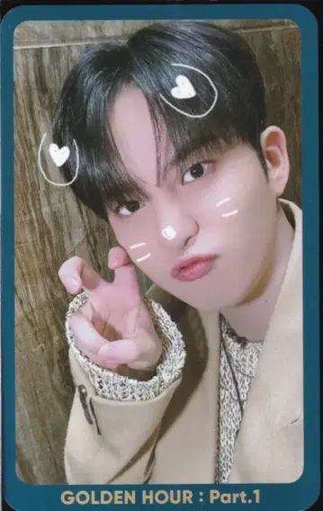 ATEEZ GOLDEN HOUR:Part.1 JONG HO 트레이딩 카드