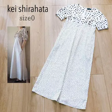 kei shirahata 도트 프린트 원피스 styling/