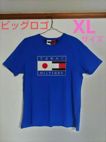 타미힐피거 남성용 반팔 티셔츠 빅 로고 XL 사이즈