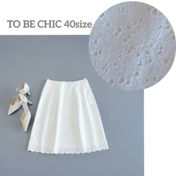 TO BE CHIC  투비 시크 컷워크 레이스 미니 스커트
