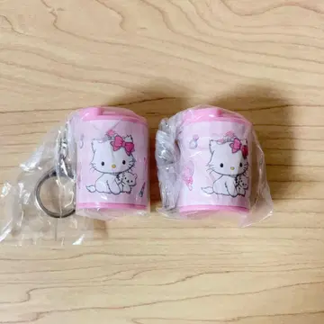 산리오 코인 실린더 2 참미 키티 가챠가챠 2개 세트