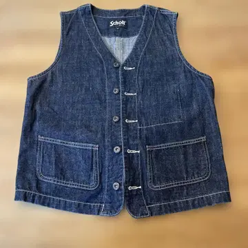 Schott 데님 베스트 M 사이즈