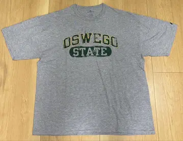 OSWEGO STATE 티셔츠 그레이 Russell