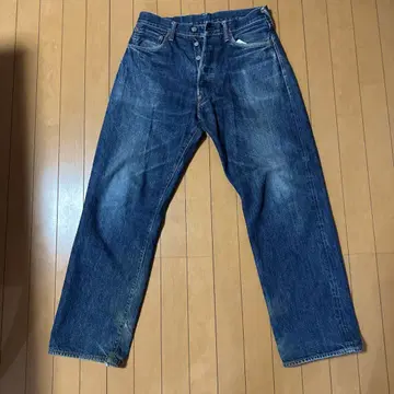 EVISU/에비수 데님 청바지 축구공 자수