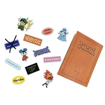 YOASOBI book sticker 스티커 북 전기 광석