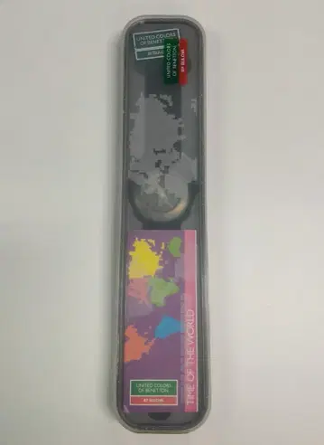 베네통 BENETTON 브로바 BULOVA 가죽 벨트 손목시계