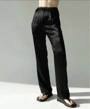 Junko Katoh For NOBLE 새틴 팬츠 새틴 팬츠
