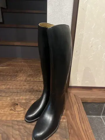 AIGLE 에글 34 M 블랙 승마 부츠 레인부츠