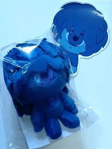 Eve under blue 파랑 바닥 특전 단안군 마스코트 + 스티커