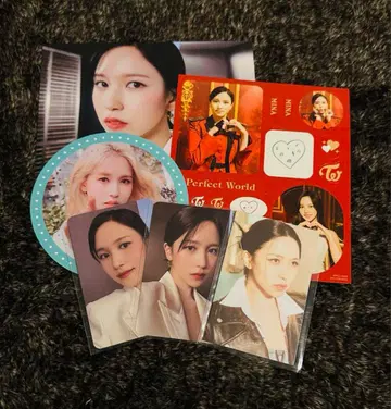 TWICE 세트 트레이딩 카드 엽서 미니 포스터