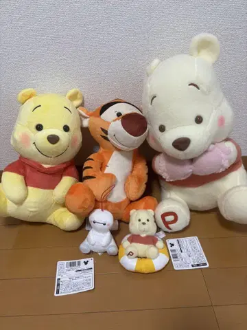 디즈니 푸우 티거 봉제 인형 세트 판매