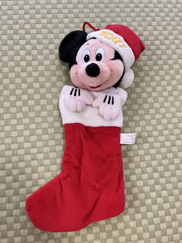 미키 마우스 크리스마스 봉제 인형 부츠