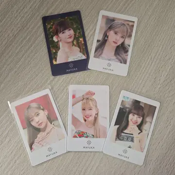 NiziU 마유카 포토 카드 코코넛 컴프 묶음 판매