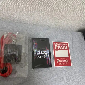back number 최초 한정판 BOX 굿즈 3종